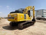 Used Komatsu Excavator in yard